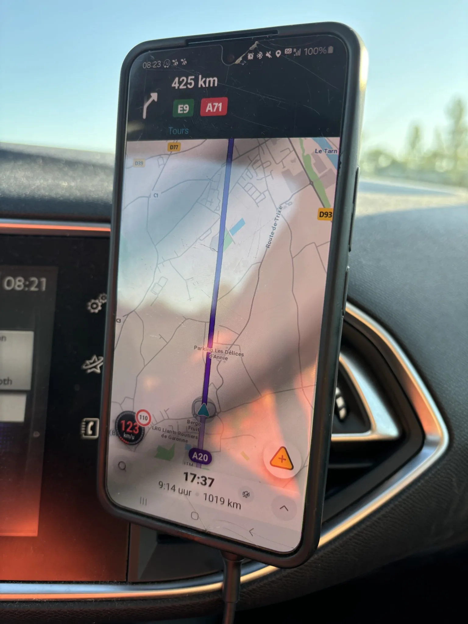 Bijna 500km alleen maar vooruit